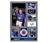 (459) Ally McCoist Rangers Legend Signed A4 Photograph (21 X 297 CM) Art Work Wall Art Display (REPRINT) #####