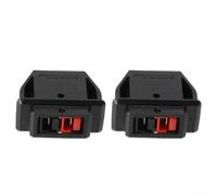 45A 30A 600V Outdoor Panel Mount Bracket for High Current Connectors - PC Housing for Photovoltaic Forklift Marine Applications Quick Install(2PCS)