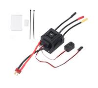 45A RC Brushless ESC Electronic Speed Controller for 1/10 Short Range Trucks Compatible with Various Servos T Plug Black