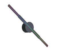 45cm 3D Hologram Projector Fan 266 Lamp Beads Led Sign Holographic Lamp Player Wall Mounted Advertising Machine APP Control