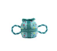 (45cm, Blue) Ancol Pawty Time Present Birthday Dog Toy