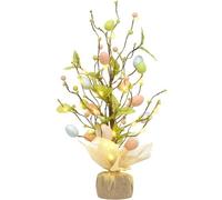 45cm Easter Lighted Tree Battery Operated Desk Tree Light Colorful Decoration Artificial Plant Ornament for Home Party