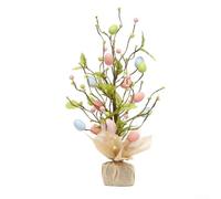 45cm Light Up Artificial Tree for Easter,LED Lights Luminous Easter Egg Decorative Tree Ornaments for Indoor Outdoor Wedding Birthday Party Decoration(#4)