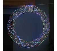 45cm Light up Christmas Wreath with 960 Multi-Coloured LEDs