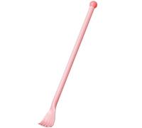 45cm Long Handle Back Scratcher, Colorful ABS Resin Itch Relief Tool, Durable and Multifunctional Back Massager for Hard-to-Reach Areas(Pink,45cm*2)