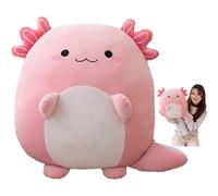 45cm Plush Axolotl Stuffed Animal Axolotl Hugging Pillow Cuddly Newt Pillow Plushies Toy Salamander Huggable Anime Gifts for Kids and Lovers in Birthday, Valentines, Christmas, Thanksgiving Day