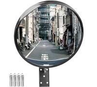 45cm Safety Mirror - Adjustable Convex Traffic Mirror for Blind Spots, Acrylic Convex Security Mirror Wide Angle View Mirrorfor Warehouse,Courtyard,Office,Parking Garage and Traffic Safety