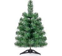45cm Tabletop Christmas Tree Artificial Mini Desktop Xmas Tree with Stand Small Christmas Trees Green Pine 50 Branch Tips Small Indoor Holiday Decor for Party Winter DIY Crafts