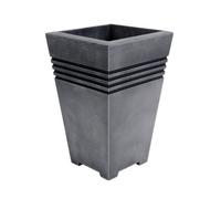 45cm Tall Milano Planter in Pewter Finish