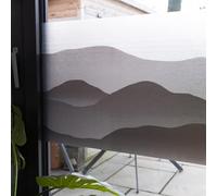45cm x 1.5m dc fix MOUNTAINS premium static cling vinyl window privacy film