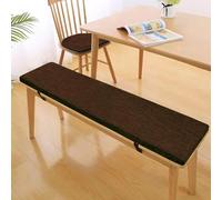 45D Foam Bench Cushion - Rectangular Seat Pad for 2-3 Person Benches Soft Comfortable Padding for Indoor/Outdoor Use Ideal for Patio Swing Chair and Garden Seating