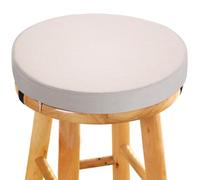 45D Foam Round Seat Cushion 5/8cm thick,30/33/35/40/45/50cm Anti-slip Buckle Round Stool Cushion, Circle Dining Chair Pad with Removable Cover for Dining Kitchen Bar Chairs Indoors Outdoors(Color 14,3