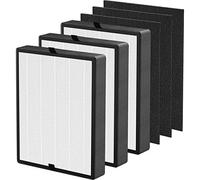 45i True HEPA Replacement Filter Compatible with BreatheSmart Flex and 45i Air Cleaner Purifier, 3 H13 True HEPA Filters with 3 Carbon Pre-Filters, Part # B4-Fresh / FL40-Silver-Carbon, 3 Pack