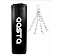 45kg Filled 5ft Boxing MMA UFC Punching Bag with Hanging Chain, Kick Boxing UFC
