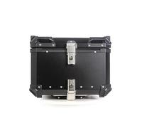 45L Motorbike Top Case, Aluminum Alloy Waterproof Top Box for Motorcycle Luggage Box with Security Lock, Motorcycle Helmet Luggage Storage Rear Tour Box Motorbike Trunk