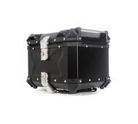 45L Motorbike Top Case, Aluminum Alloy Waterproof Top Box for Motorcycle Luggage Box with Security Lock, Motorcycle Helmet Luggage Storage Rear Tour Box Motorbike Trunk