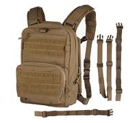 45L Tactical Backpack MOLLE Assault Pack 3 Day Bug Out Bag with Adjustable Straps Breathable Lining for Airsoft Hunting Camping Hiking(Brown)