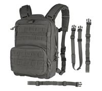 45L Tactical Backpack MOLLE Assault Pack 3 Day Bug Out Bag with Adjustable Straps Breathable Lining for Airsoft Hunting Camping Hiking(Grey)