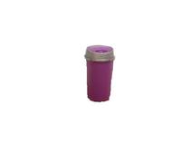45L TOUCH TOP BIN / DUSTBIN / RUBBISH BIN / KITCHEN / HOME / PLASTIC RECYCLING BIN (Plum / Purple silver lid)