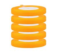 45M 10mm Quality Polyester Organza Ribbon for Gift Wrapping, Wedding Cakes, Hair Bows, Trimming, Other Craft Projects for Halloween, Christmas Decor & Florist Bouquets (Orange)