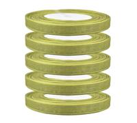 45M 10mm Quality Polyester Organza Ribbon for Gift Wrapping, Wedding Cakes, Hair Bows, Trimming, Other Craft Projects for Halloween, Christmas Decor & Florist Bouquets (Olive)