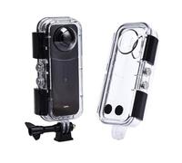 45M Diving Housing for Insta 360 X5 Waterproof Housing Underwater Protective Case Invisible Diving Shell Underwater Housing Protective Housing for Insta 360 X5 Accessories (Glass)