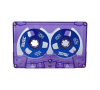 45Minute Open Spool Retro Tape Double Side Efficiency ABS Construction Clear Acoustics for Music Enthusiasts Double Side Metal Tape