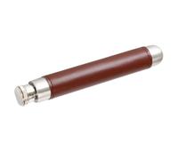 45ml Portable Wine Tube Stainless Steel Flask with Leather Cover | Pocket-sized Storage for Cigarettes or Cigars, Compact Carry for Commuters, Bar Use and Lounge Settings