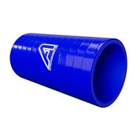 45mm 1 3/4" ID Silicone Straight Hose Joiner Coupler 200mm Length Blue
