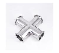 45mm 1-3/4" Pipe OD x 2" Tri Clamp Cross 4 Ways SUS 304 Stainless Fitting Homebrew Beer Wine