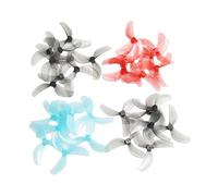 45mm 3-Blade PC Propeller, 8pcs with 1mm/1.5mm Holes for 1.8-Inch Cinewhoop & Toothpick Drones, FPV Racing & Freestyle Prop(8pcs Pink 1.5mm)