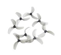 45mm 3-Blade PC Propeller, 8pcs with 1mm/1.5mm Holes for 1.8-Inch Cinewhoop & Toothpick Drones, FPV Racing & Freestyle Prop(8pcs Gray 1mm)