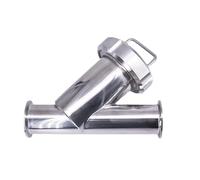 45mm 51mm Pipe OD x 2" Tri Clamp Ferrule 64mm Y-Shape Strainer Filter SUS 304 316L Stainless Steel for Homebrew Brewing(600 Mesh,45mm K64mm SUS304)
