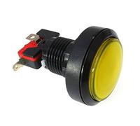 45mm Arcade Style Big Round Push Button (Yellow)