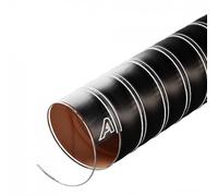 45mm Black Silicone Air Ducting 2 Metre