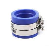 45mm Blue Silicone Rubber Flange Adapter Boot for Motorcycle Carburetor Manifold Pipe - Heat & Cold Resistant, For Easy to Clean,