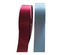 45mm Claret & Blue Football Themed Ribbon 2 Metres of Claret 2 Metres of Blue
