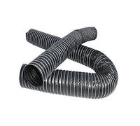 45mm ID 3 Metre Length 1 PLY Black Neoprene Ducting - AutoSiliconeHoses