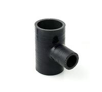 45mm ID Black Silicone T-Piece Hose - AutoSiliconeHoses