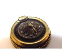 45MM Pattern Ring Pull Knob Handle, Antique Brass Effect | Cabinet Cupboard Handle, 1X