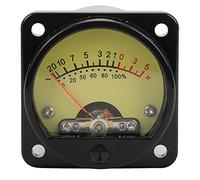 45mm Power Amplifier VU Level Meter with Backlight, Audio DB Meter for Stereo Amplifier Board, 5W - 60W Compatible Volume Indicator with Driver Circuit for Speaker (TS-45-Y DC500UA)