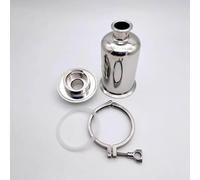 45mm Tri Clamp Inline Filter Strainer - SUS 304 Stainless Steel, Microporous Filtration for Beer, Dairy, and Food Applications(400 Mesh)