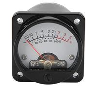 45mm VU Meter with Backlight, DB Level Indicator for Stereo Amplifier, Power Amplifier Tube Audio Level Meter with Driver Board, Compatible with 5W-60W Amplifiers (TS-45-W DC500UA)