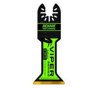 45mm Wide Bi-Metal Multi Tool Blade Extra Long Reach Titanium Coated | For Wood Nails Soft Metals. Compatible With Dremel Fein Multimaster Makita Dewalt Etc Oscillating Multitool Blade Cutter Saw
