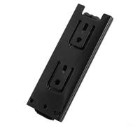 45mm Width Three Section Ball Guide Drawer Slides, Side Mounted Folding Rail System for Kitchen Cabinet Bedroom Desk, 5 6 8 Inch Sizes Available(（125mm）)