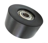 45mm x 21mm Rowing Machine Wheel 8mm Hole | Twin 608ZZ bearings, steel core, plastic rim, reduces friction, ensures quiet seamless seat movement