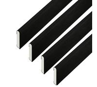 45mm x 2m Black Ash uPVC Window & Door Finishing Trim - 4 Pack