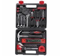 45PC Essential Tool Kit Set-Socket Drill Bit Hex Pliers Screwdriver Allen Key