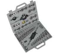 45pc Metric Tap & Split Die Set - M6 to M24 - Manual Bar & Socket Threading Tool