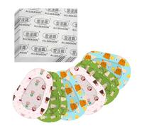 45PCS 3 Styles Cartoon Adhesive Eye Patches Pads Bandages Breathable Lazy Eye Patches for Kids and Adults
